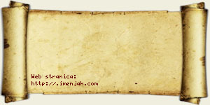 Hana Bjelan vizit kartica